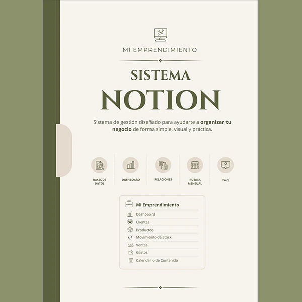 Portada Sistema Notion - Mi emprendimiento